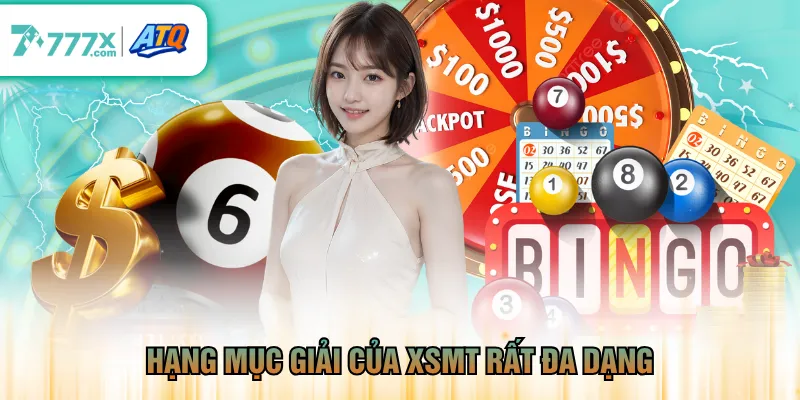 Hạng mục giải của XSMT rất đa dạng